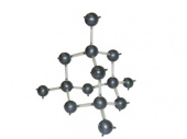 Модель демонстрационной кристаллической решётки алмаза С