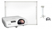 Интерактивная доска EdBoard 78'' + короткофокусный проектор Epson EB-530