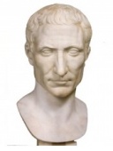 Гипсовая голова Гай Юлий Цезарь